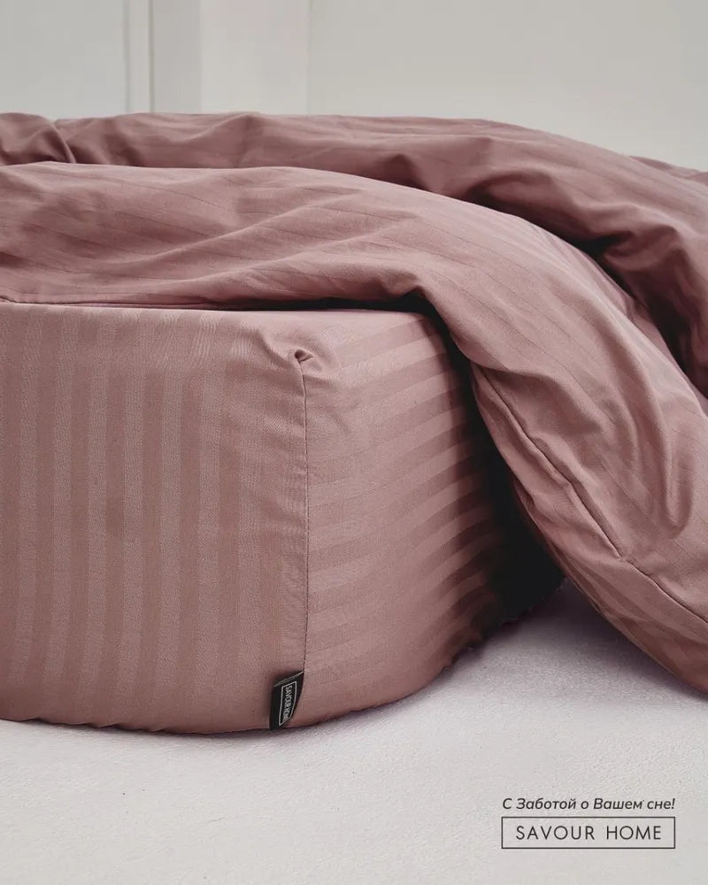 طقم ملايه قطن استرايب قطن 100% ( 3 قطع )