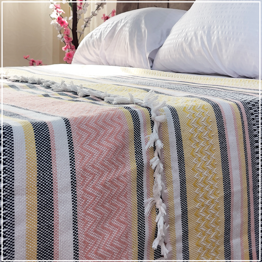 كوفرتة منسوج قطن 100% هاندميد