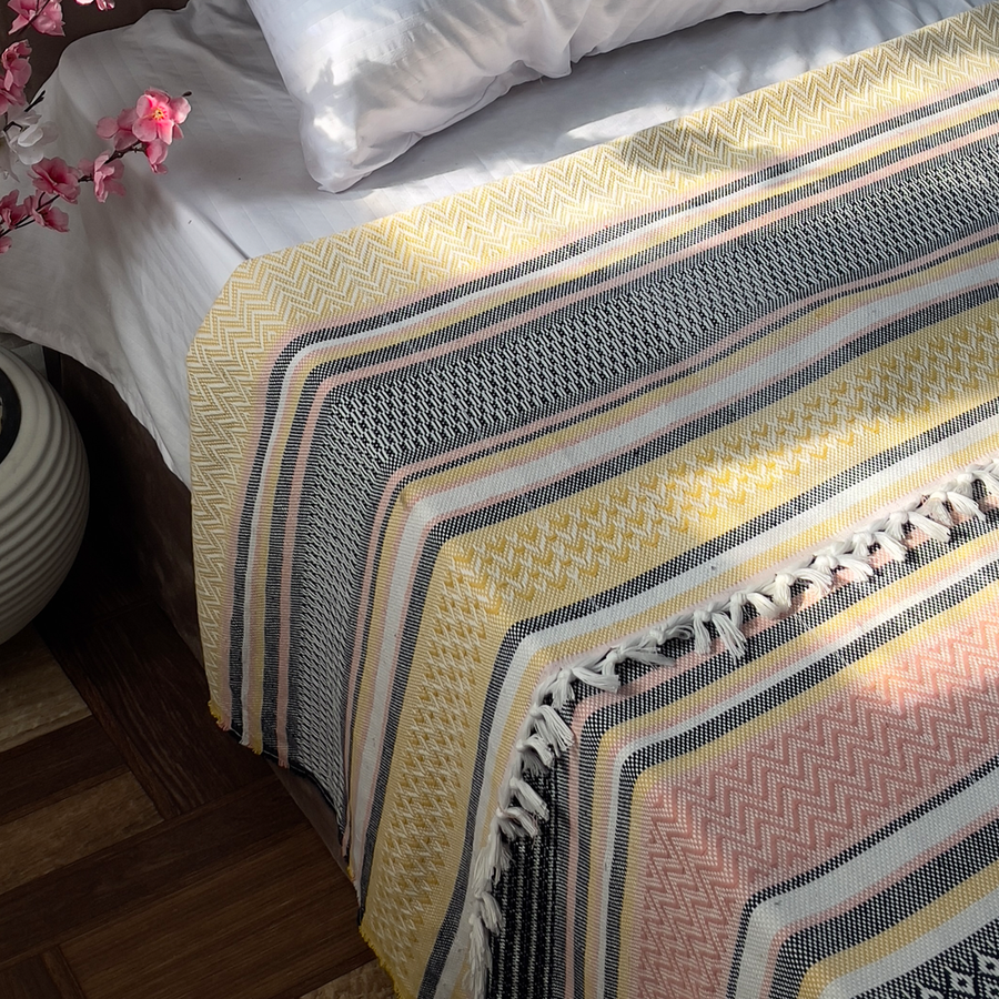 كوفرتة منسوج قطن 100% هاندميد