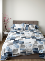 ملاية سرير – قطن ناعم 100% -Squares