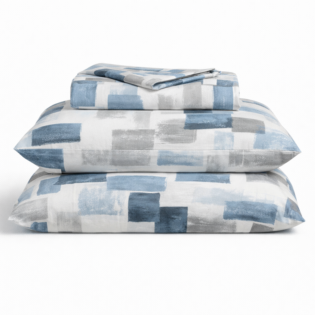 ملاية سرير – قطن ناعم 100% -Squares